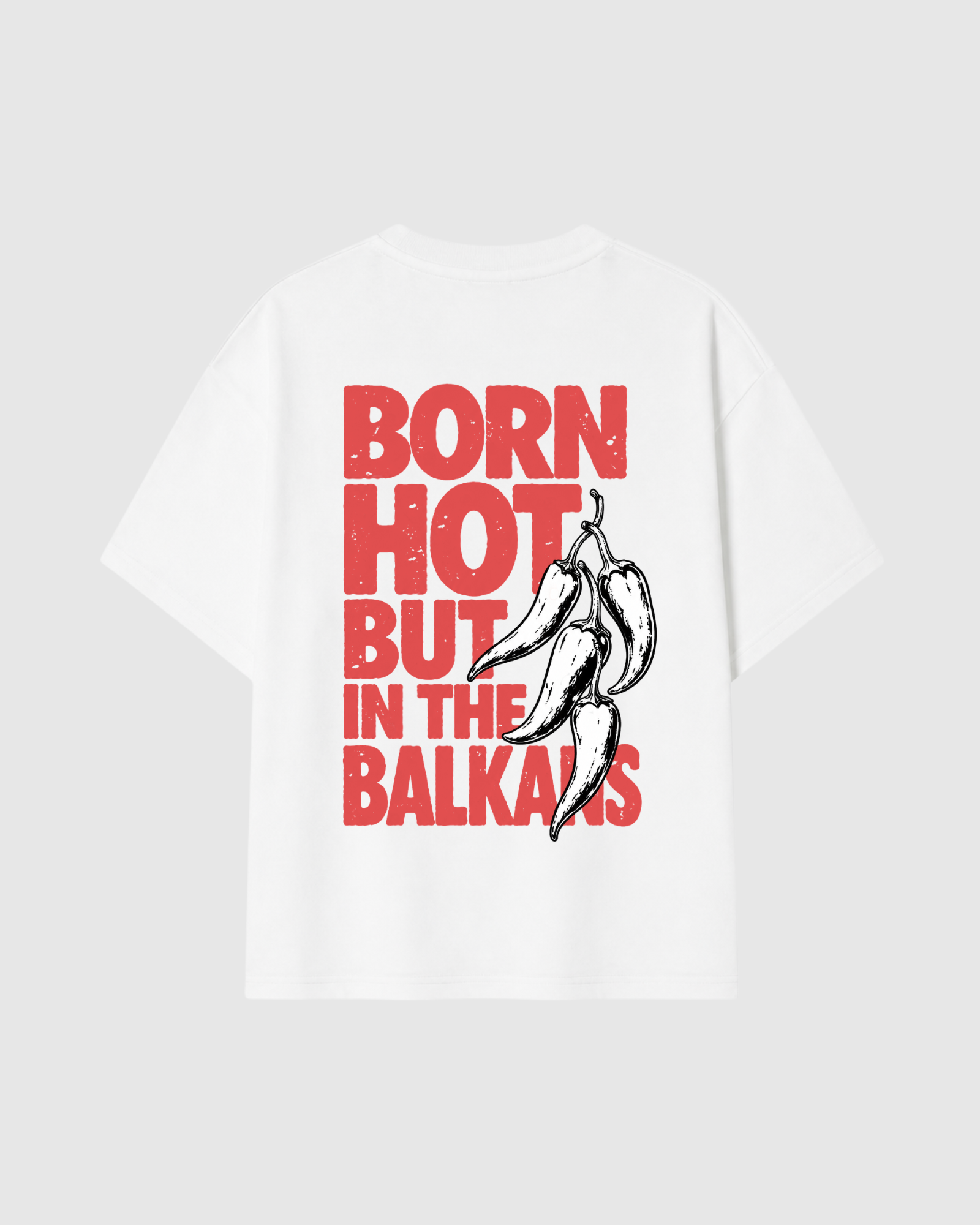 Born Hot Premium White T-Shirt