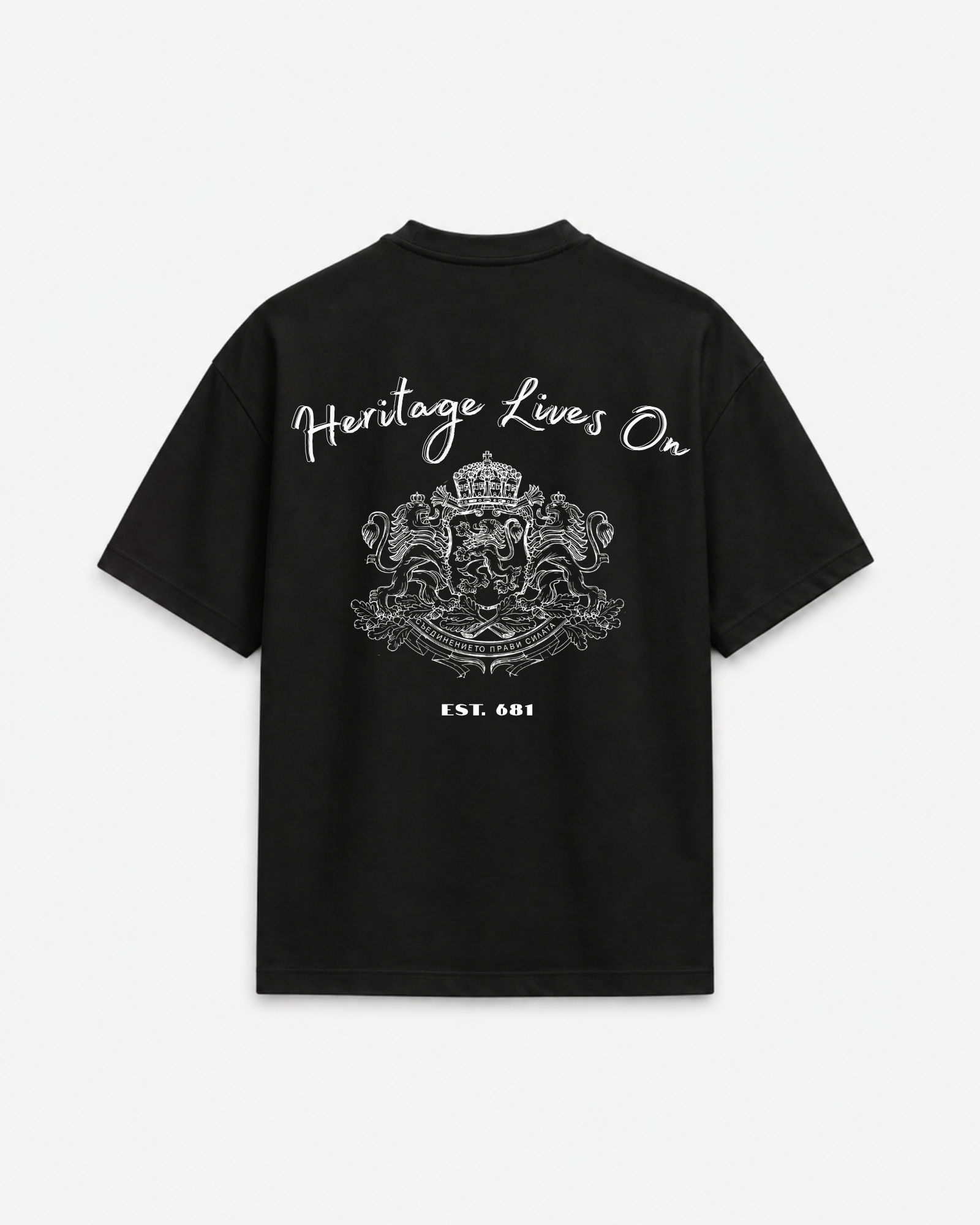 Heritage Premium Black T-Shirt