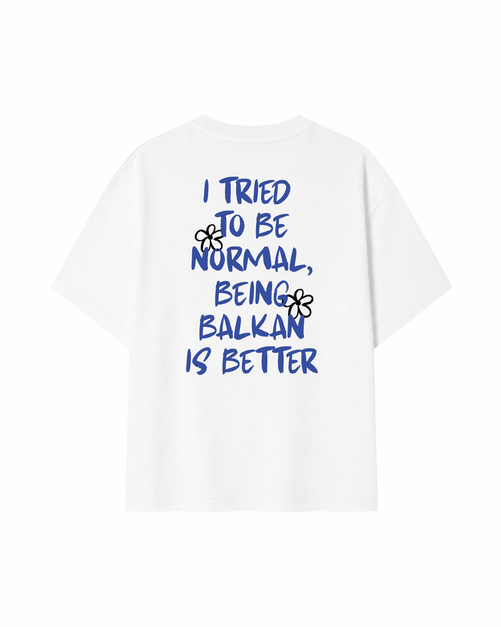 Tried To Be Normal Premium Oversized T-Shirt