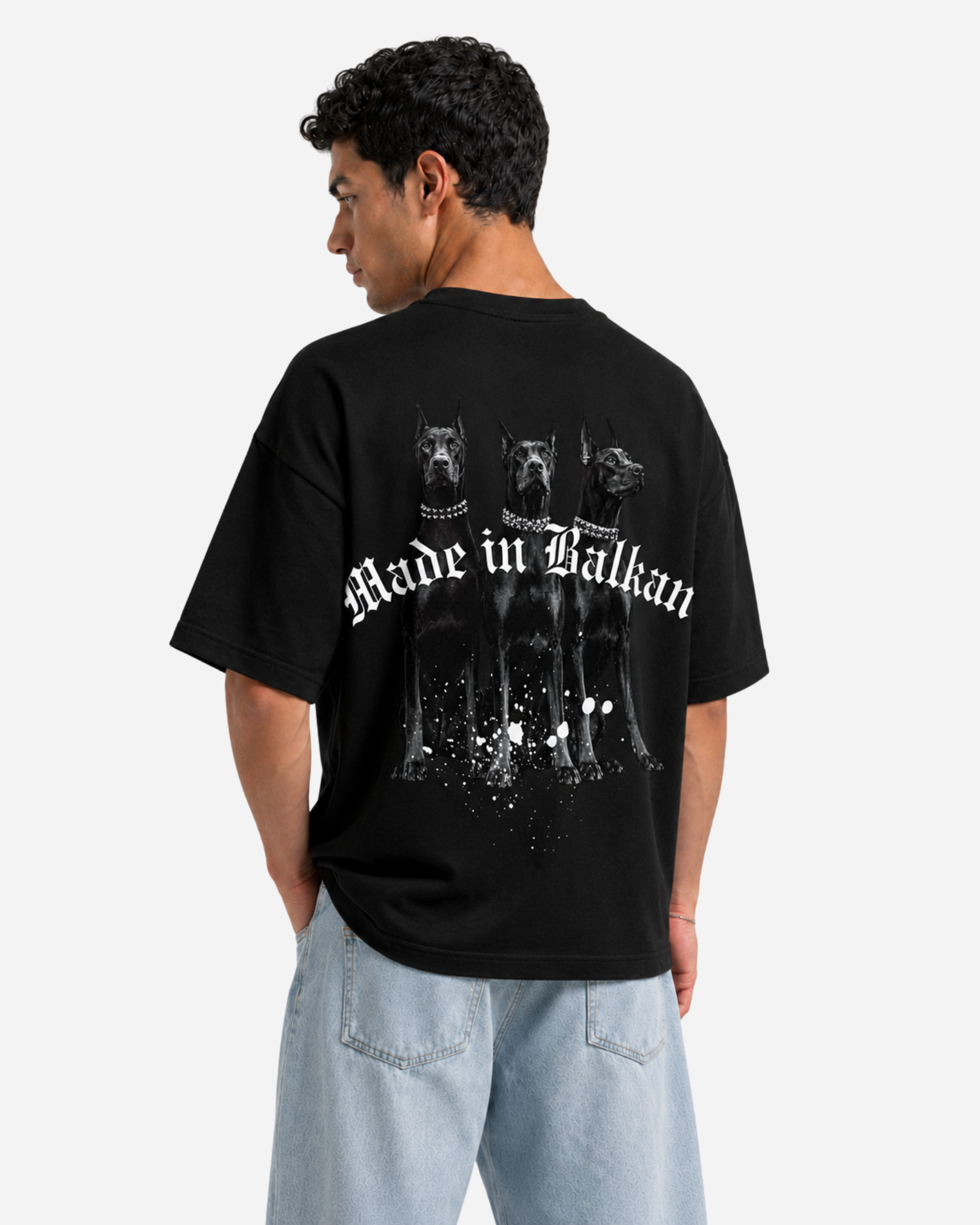 Made In Balkan Premium Black T-Shirt