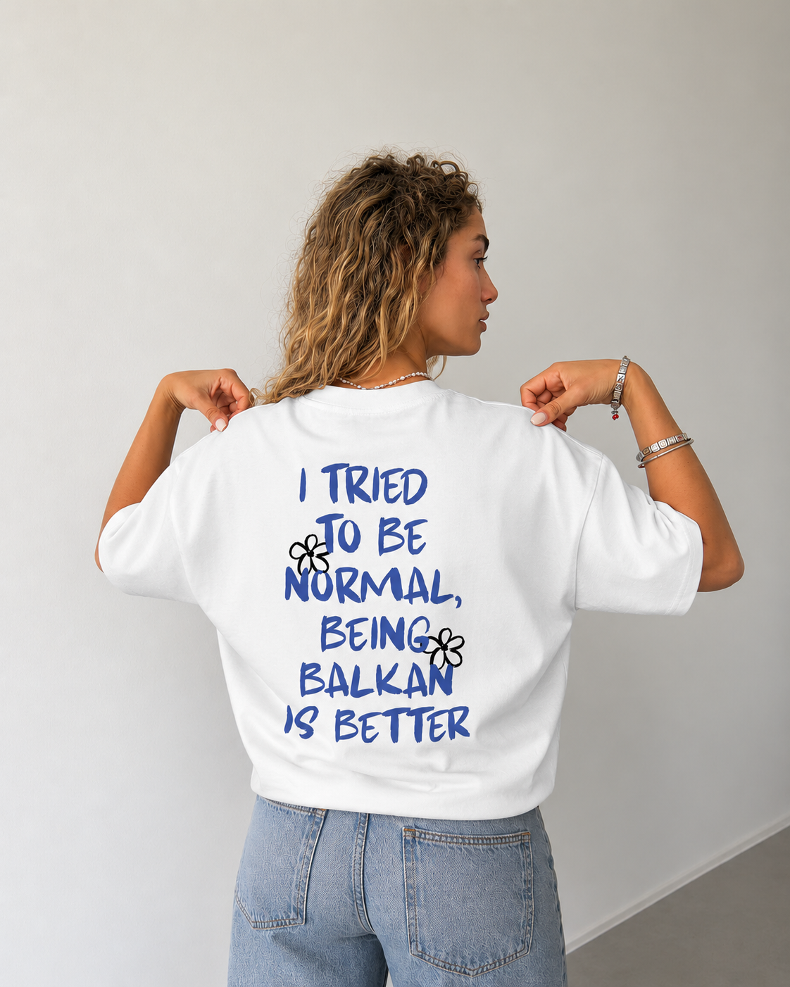 Tried To Be Normal Premium White T-Shirt