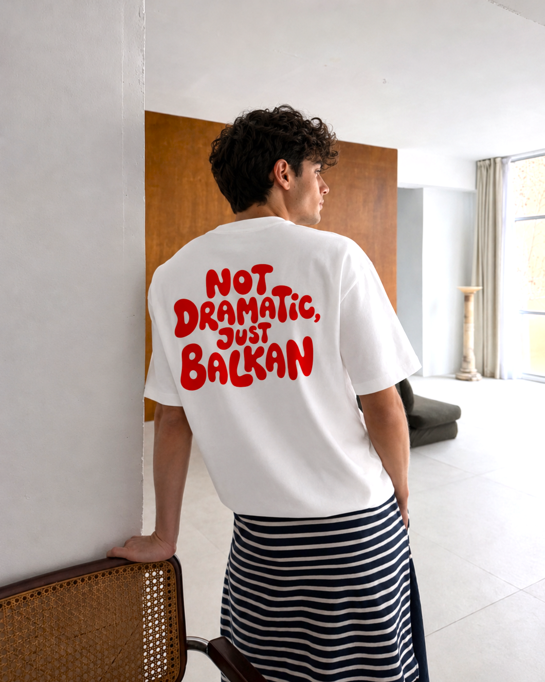 Dramatic Premium White T-Shirt