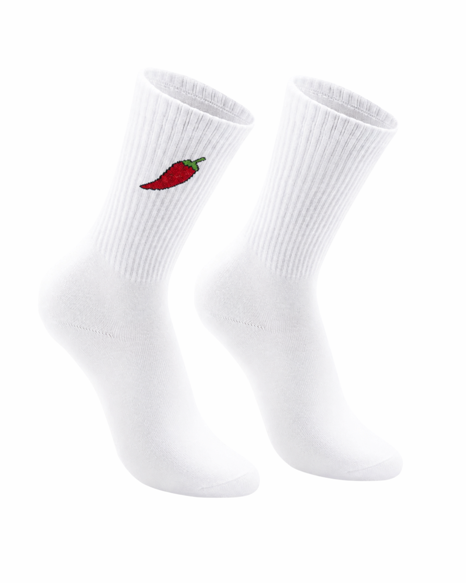 Pepper Ribbed Crew Socks