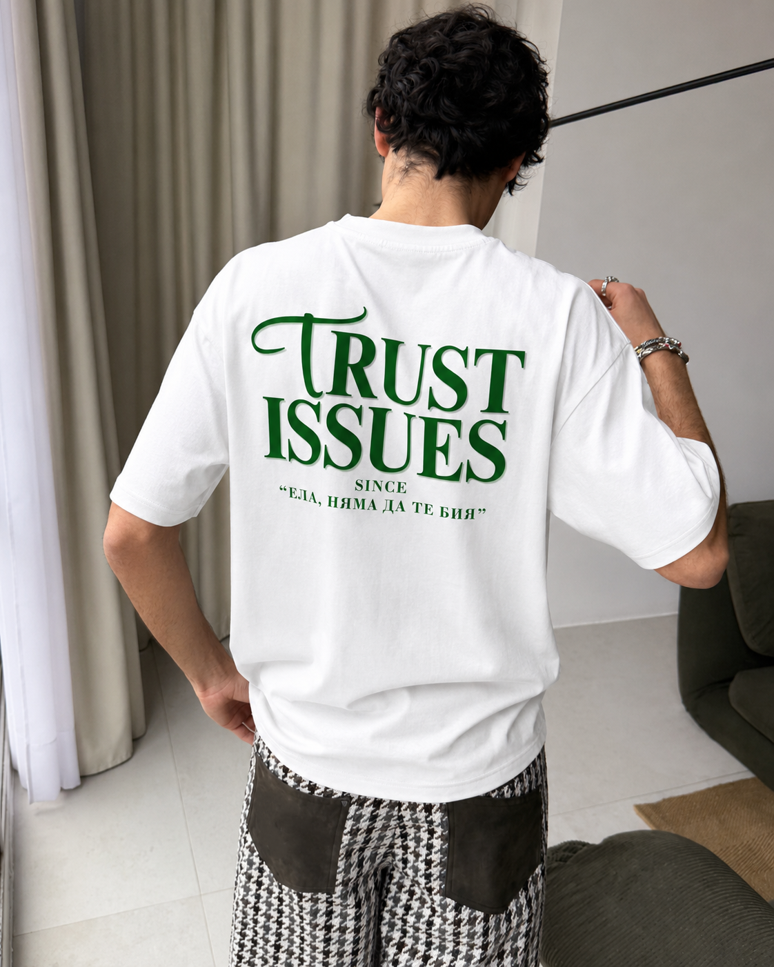 Trust Issues Premium White T-Shirt