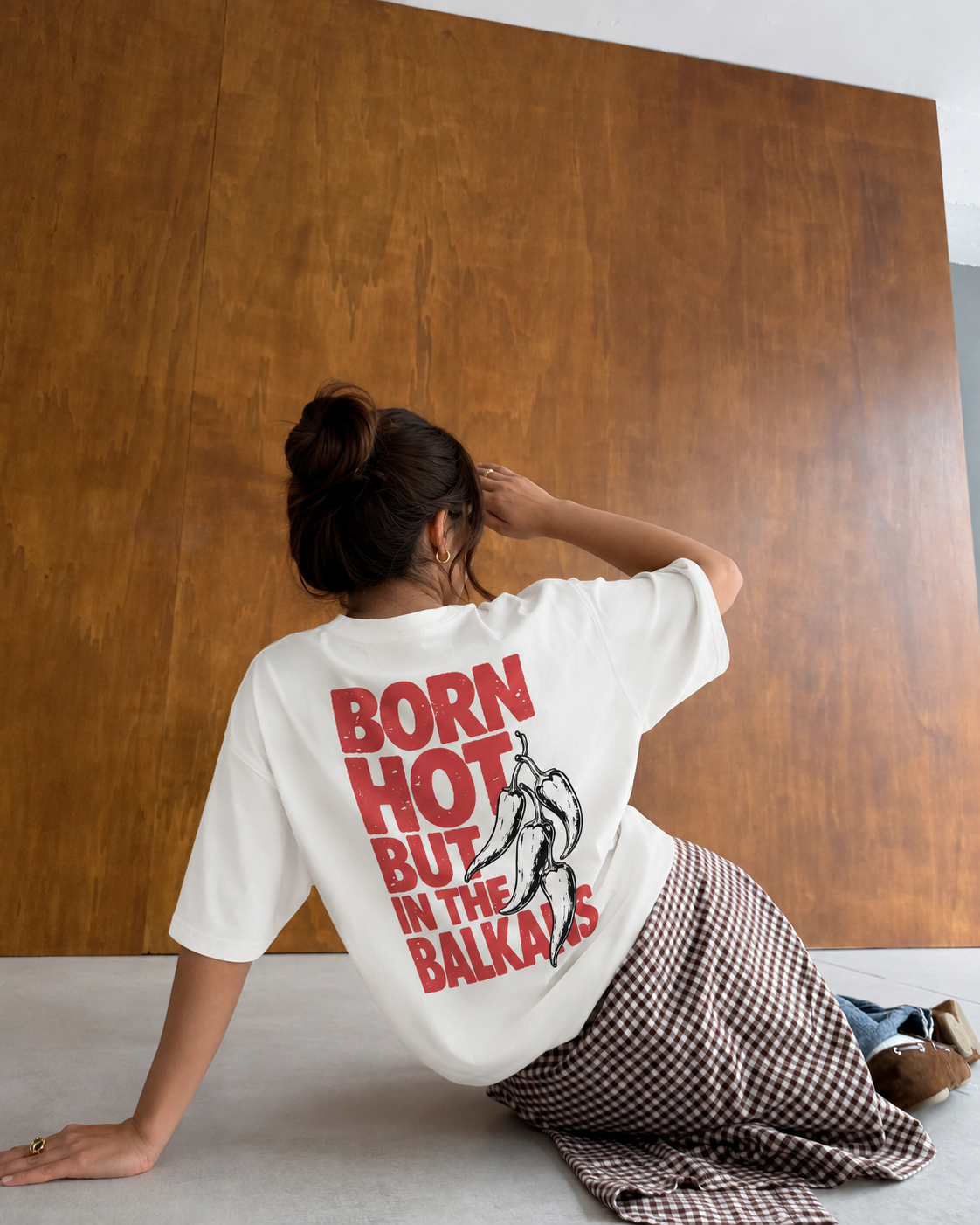 Born Hot Premium Oversized T-Shirt