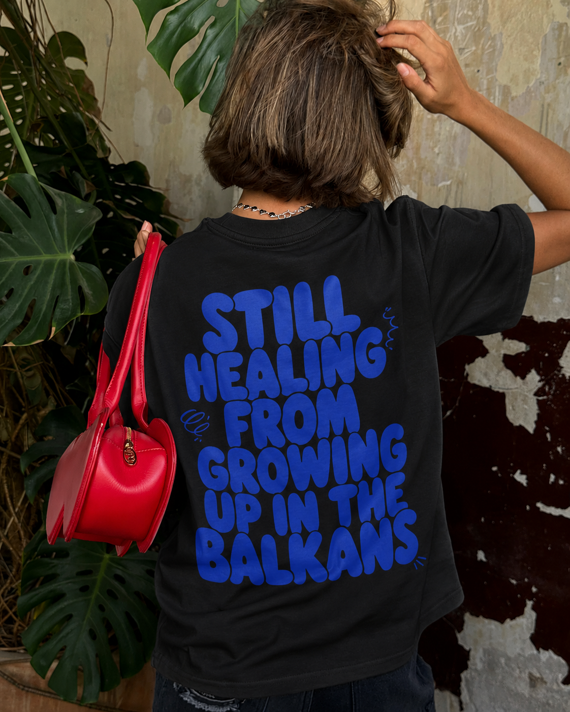 Still Healing Premium Black T-Shirt