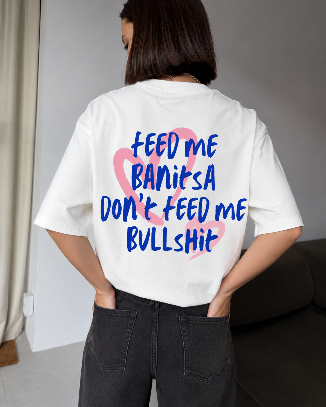 Feed Me Premium White T-Shirt