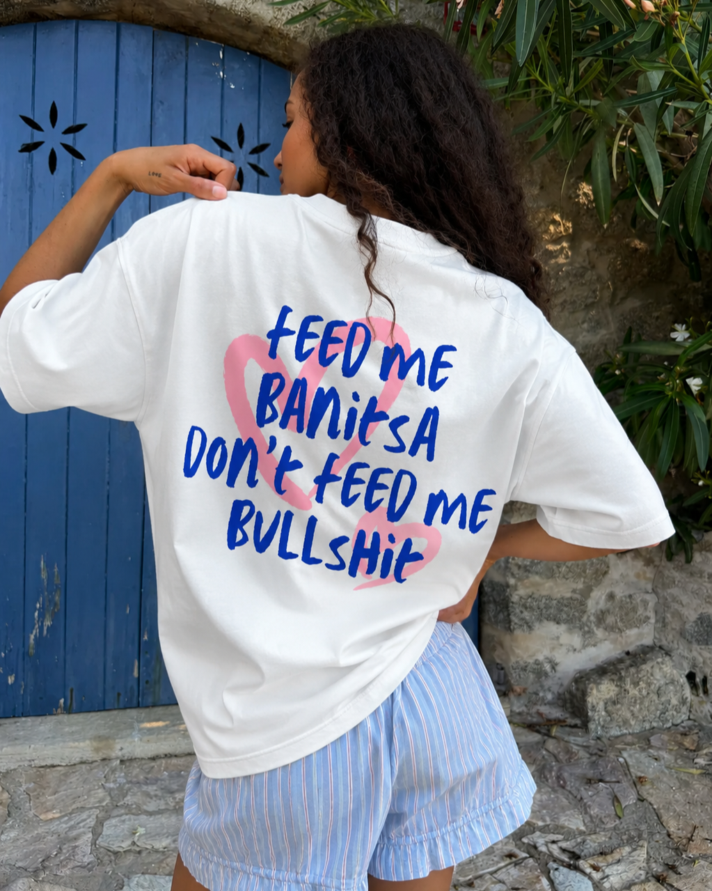 Feed Me Premium White T-Shirt