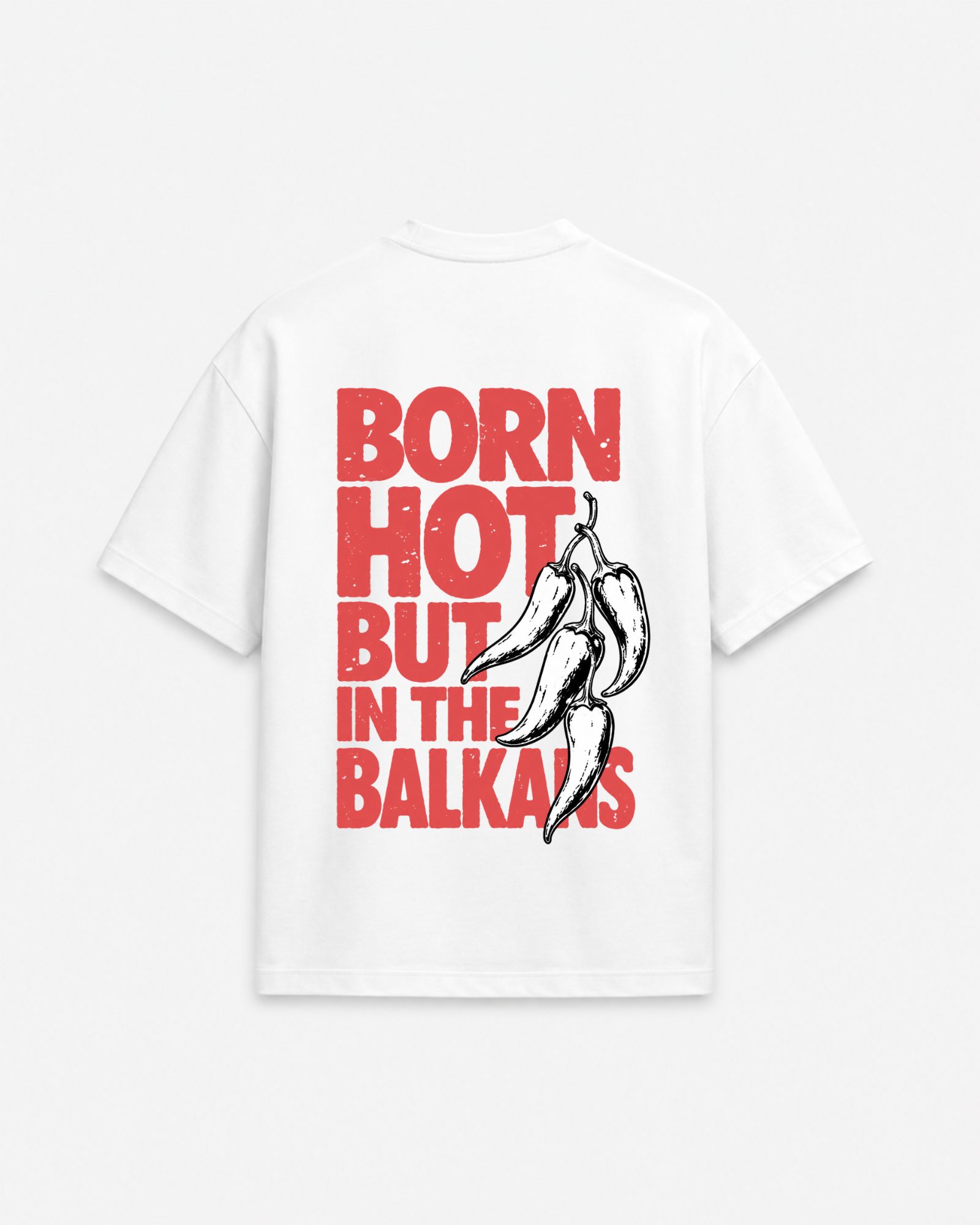 Born Hot Premium White T-Shirt